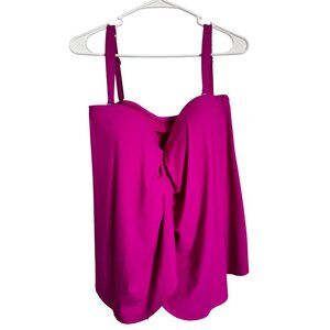 Contours by Coco Reef Padded 38D/12 Swim Tankini Top Orchid NWT Adjustable